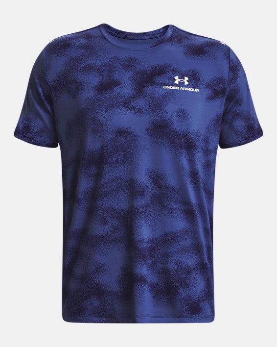 Camiseta de manga corta estampada UA RUSH™ Energy para hombre, Blue, pdpMainDesktop image number 4